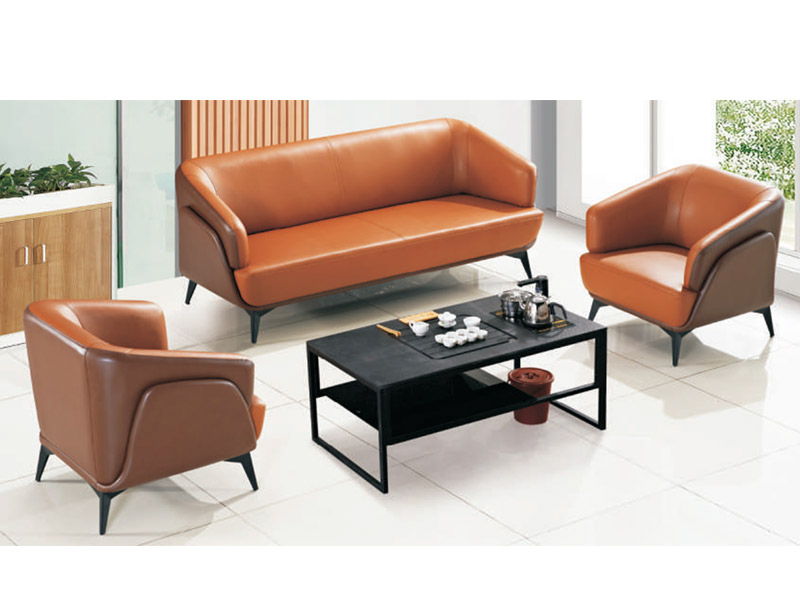 Modern Sitting rest area sectional sofa Business visitor executive 3 seater office reception sofa