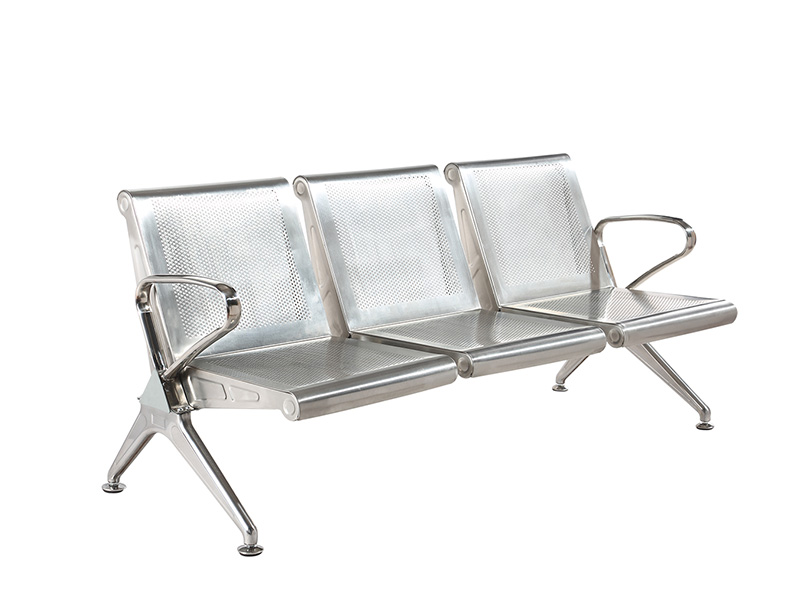 Multi seater stainless steel waiting chair medical iv infusion chair hospital patient chairs