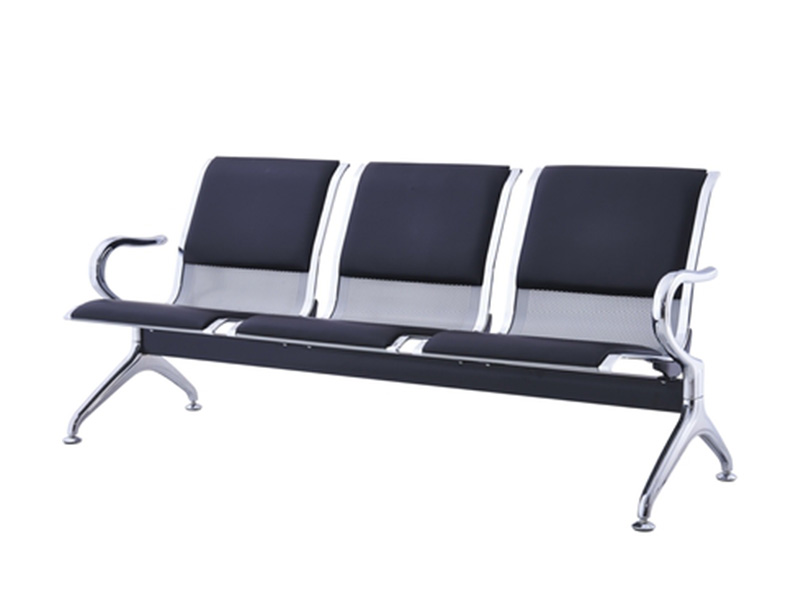 Cheap steel station chair metal 1 2 3 4 seats airport waiting chairs for airport