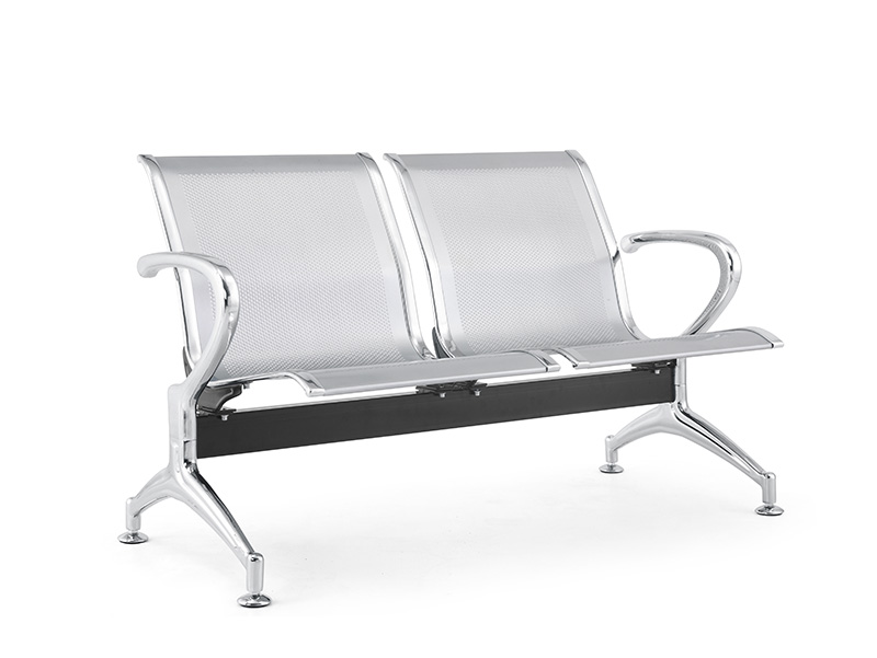 Commercial furniture railway station outdoor bench seating airport waiting room hospital chair