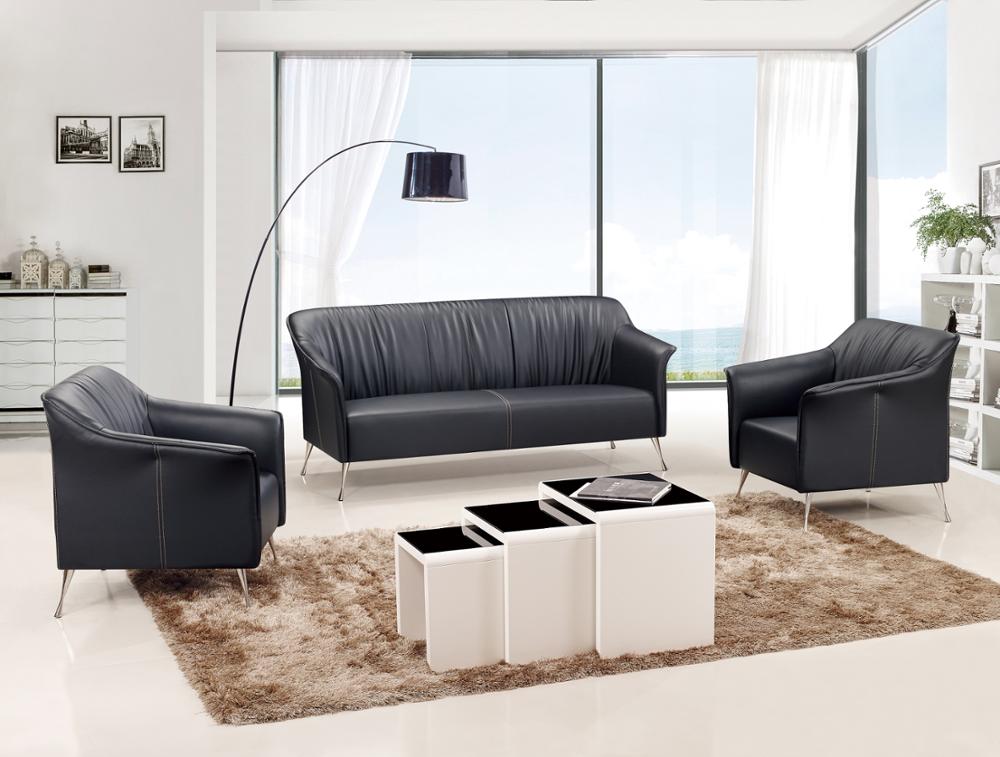 Chinese metal cheap price best selling leather office furniture chesterfield office sofa W8107
