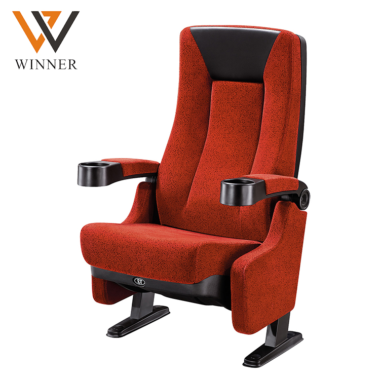 Single seater 4d armrest for modern cinema chair commercial concert hall folds movie theater seats
