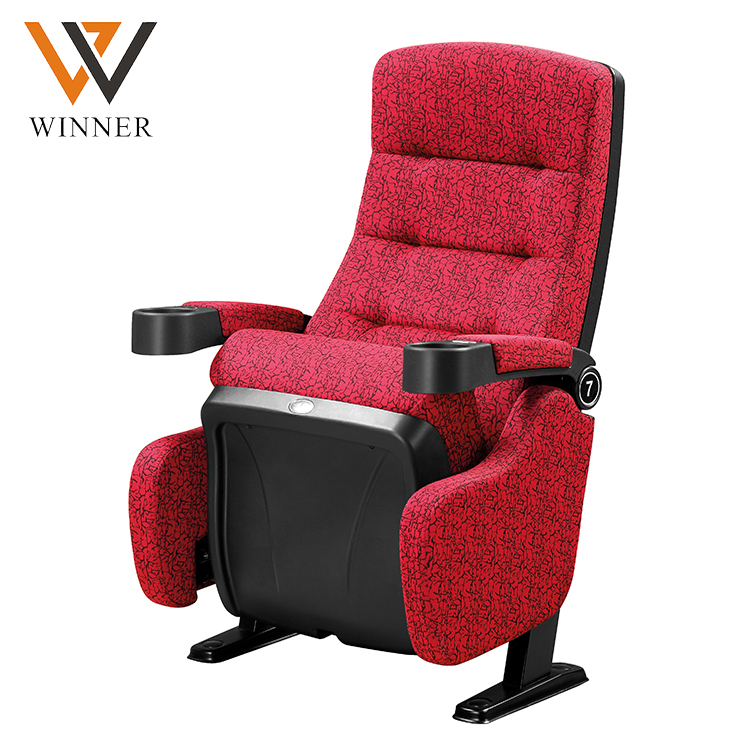 Single seater 4d armrest for modern cinema chair commercial concert hall folds movie theater seats