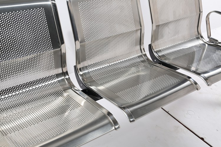 Durable Stainless Steel Chair Hospital Waiting Area Seat airport waiting chair 3 seat waiting chair