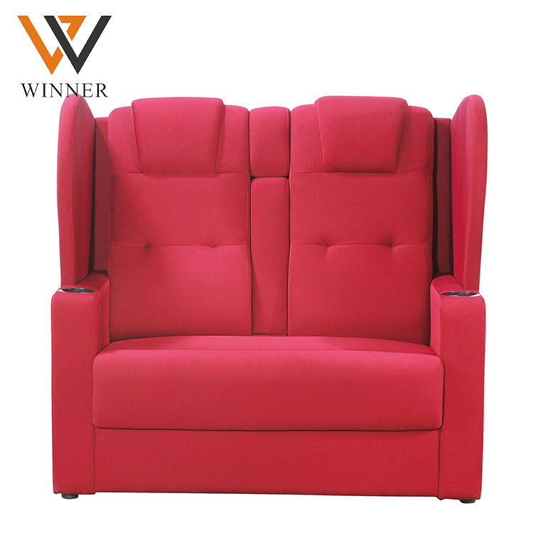 Couples 4d reclining movie theatre chair Two-Seater recliner sofa chairs cinema vip chairs