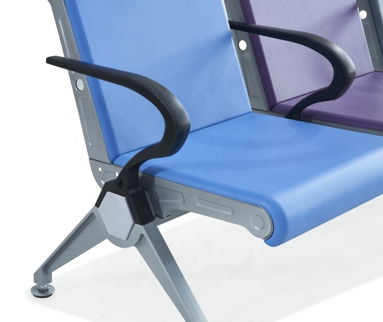 waiting room furniture W9810FA 3 Airport 3-seat Aluminium PU Waiting Chair