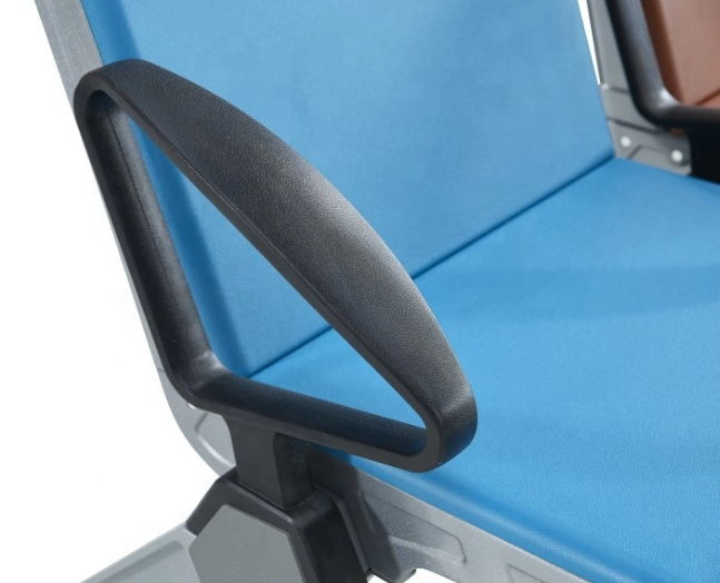 Latest W9810FB-3 3-seat PU material Hospital Waiting Chair airport waiting chair
