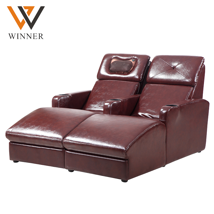 massage 2-Seater electric recline cinema home theater seating home massage chaise chair cinema sofa chairs