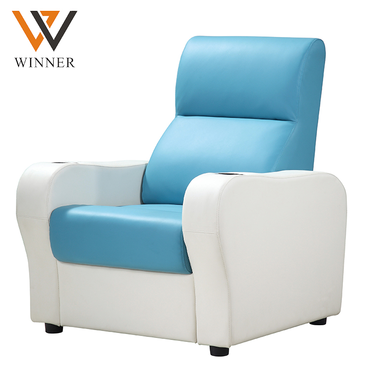 leather copy modern reclining 2d 3d 4d cinema chair recliner chair home theater sofa chairs with cup holder