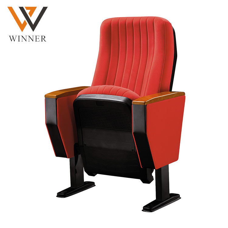 Interlock standard size used auditorium chair anti rusting Training lecture Classroom theatre chairs