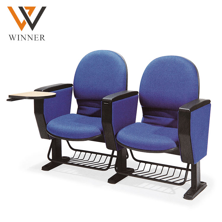 Student tables and cushion auditorium assembly hall seating university Optional color lecture hall chair