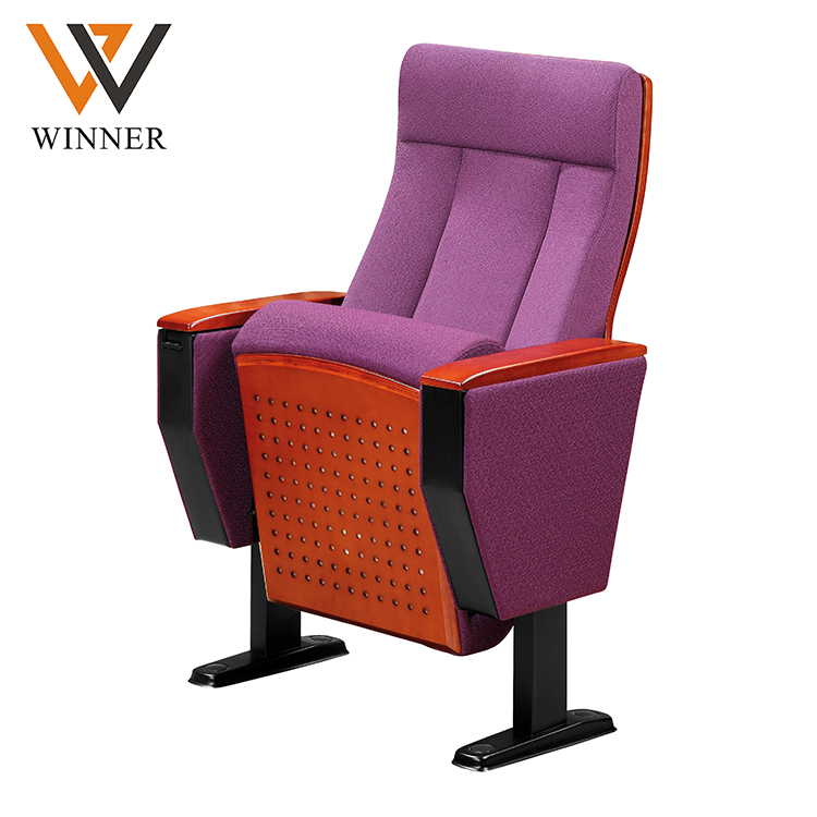 lecture meeting seminar hall seating multiplex padded folding theater chairs with writing pad