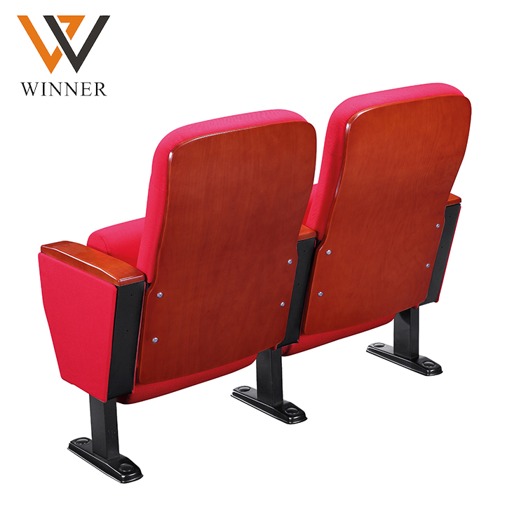 Double seater lecture meeting seminar hall chair movable school vip folds auditorium theater chairs