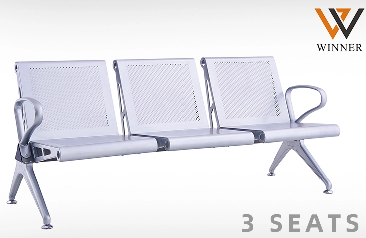reception modern customer waiting chairs Customizable seat link lounge chair 3 seater airport chair
