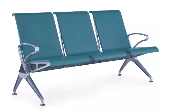 High quality  PU aluminium alloy Airport 4-Seater Waiting Chair