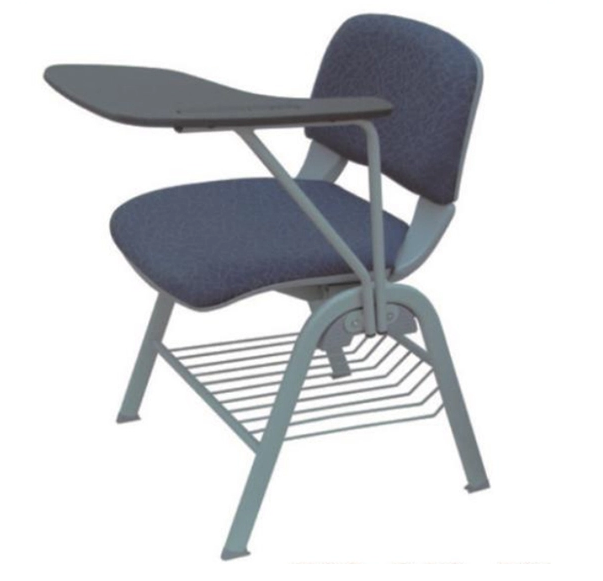 modern classical style school study chair plywood seat student chairs with writing pad