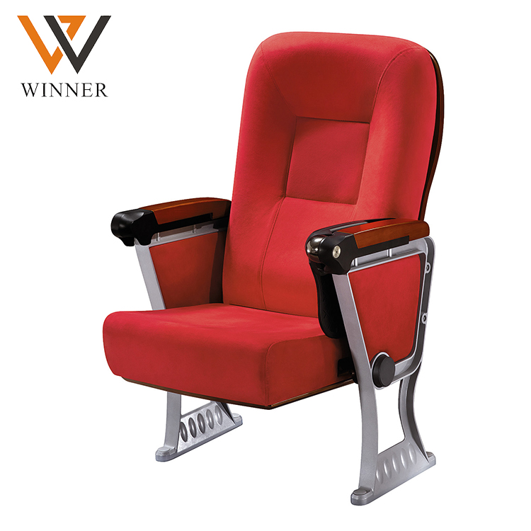 vip cinema concert hall auditorium chair Fabric cushion auditorium used lecture hall seating with Armrest