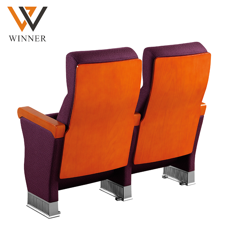 Double seater wholesale home movie theatre seats Training school fold auditorium theater chair
