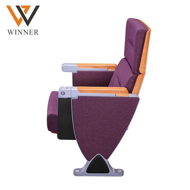 interlock modern standard size auditorium chair university lecture hall chairs with writing pad