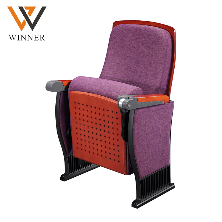 purple fabric church cover auditorium conference hall chair folding auditorium theater chair for the auditorium
