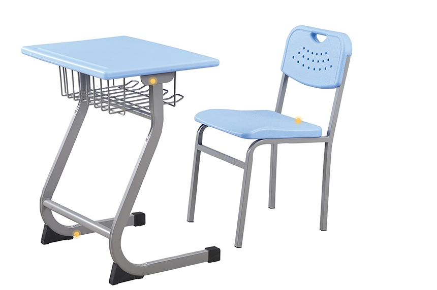 PP plastic school furniture in desk and chair student table chair school sets