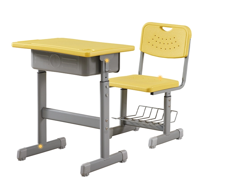 Hot new products cheap plastic child chair and table height adjustable primary school desk and chair