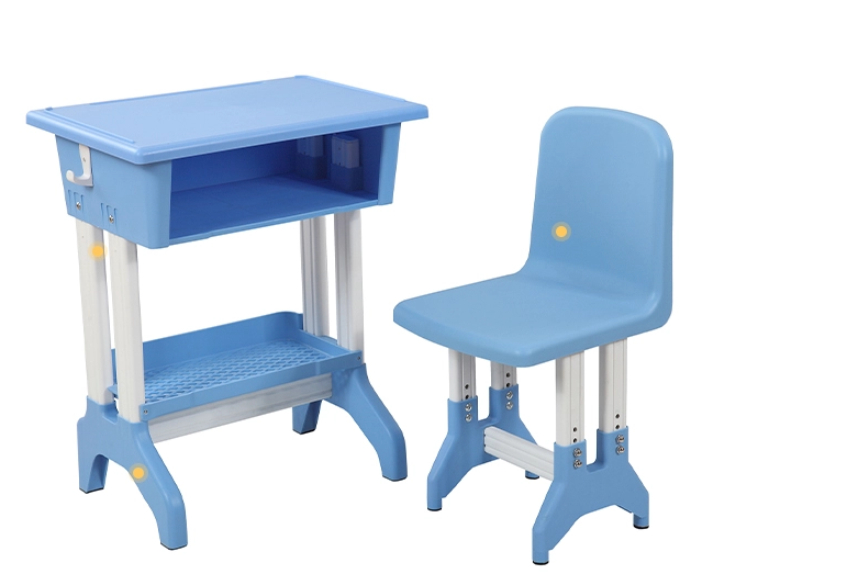 high quality children school classroom table chair single student study desk and chair set